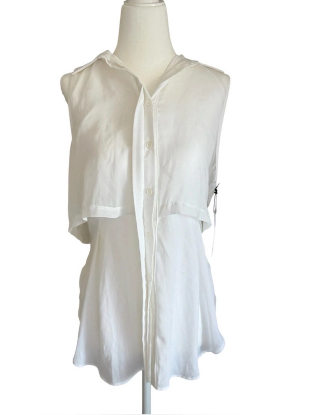 Bailey 44 NWT Designer White Festival Boho Blouse